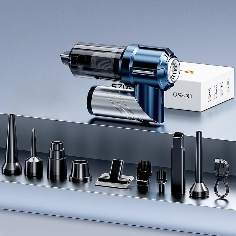 SZUK Car Vacuum Cleaner Portable Handheld Mini Vacuum Cleaner Foldable Strong Suction Powerful Wireless Cleaner Cleaning Machine