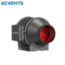 KCvents 4/6/8inch Exhaust Fan Ventilation Fan Inline Duct Fan EC Fresh Air Fan With Speed Control Suitable for greenhouses homes