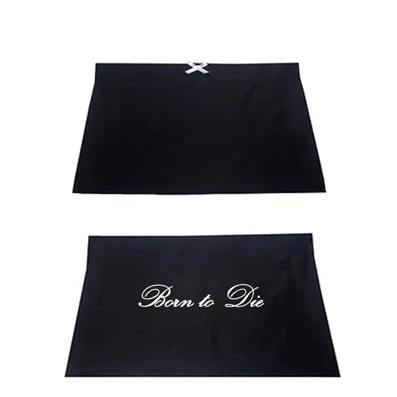 EMO Lace Y2k Tank Top Harajuku Letter Print Rock Goth Retro Crop top Streetwear Punk Sleeveless T-shirt Hiphop Spice Girls Sling