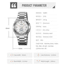 Reloj electrónico SKMEI 2310 resistente al agua para hombre, reloj de pulsera digital de acero inoxidable, reloj de lujo para hombre, reloj con movimiento, reloj para hombre