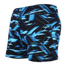 Terrific Swimming Trunks Eye-catching High Elasticity Quick Dry Sharp Printing Swimming Shorts