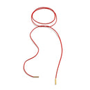 Summer Boho Necklace Long Rope Choker Necklace Velvet Strap Rope Choker Chain for Women Girls Party Jewelry Ornament