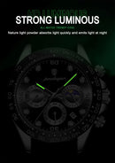 POEDAGAR Luxury Watch For Men High Quality Luminous Waterproof Chronograph Men's Watch Stainless Steel Men Quartz Watches Reloj