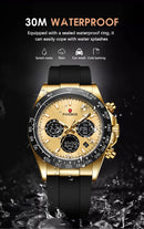 LIGE Top Brand Luxury FOXBOX Men Watch Calendar Date Week Quartz Wristwatch Dual Display Digital Watches Mens Luminous Clock Man