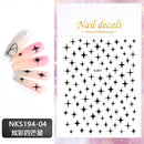 1 Pc Nail Strip Stickers Black/Gold/Rose Gold/Silver Metal Strip Tape Nail Art Adhesive DIY Foil Tips Nail Sticker Decals NK11