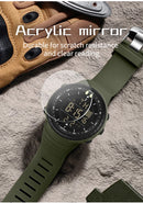 SANDA Men's Electronic Watch Outdoor Sports LED Analog Digital Alarm Clock Chronograph Multifunction Waterproof Men's Wristwatch