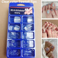 Fake Nails 100PCS Claw Shape Full Cover Wearable DisassemblyGlossy Pure White Red Orange Natural False Nails Tips