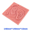 Surgical Suture Lifelike Training Skin Operate Suture Practice Model Training Pad Needle Scissors Tool Kit Teaching