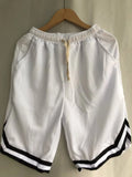 American Ice Slik Knee Length Striped Pantalon De Deporte Pantalones Cortos Elastic Casual Board Cargo Basketball Shorts Men