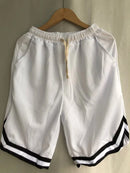 American Ice Slik Knee Length Striped Pantalon De Deporte Pantalones Cortos Elastic Casual Board Cargo Basketball Shorts Men