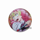 58mm Round Cartoon Brooches Kanroji Mitsuri Pins Anime Badge for Backpack Accessories Hat Decoration HD Print Handmade Gifts