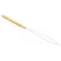 1pc Wood Plastic Crochet Braid Needle Feather Hair Extension Tools Wig Hook Needle Threader Knitting Hair Crochet Needles 7type
