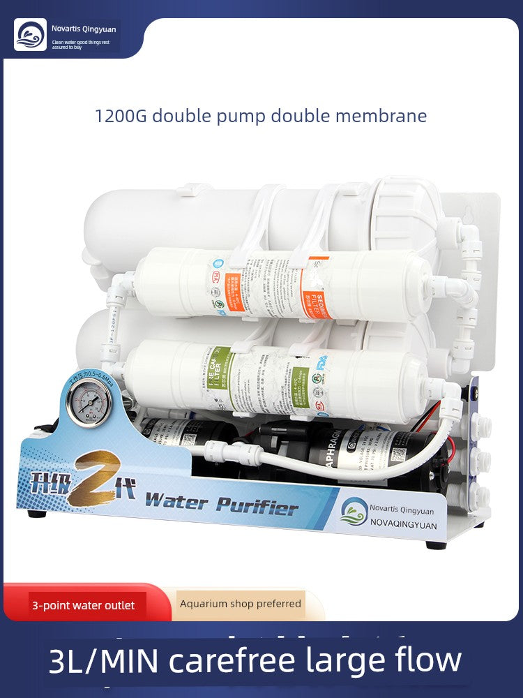 Nuohua Qingyuan Large-Flow Aquarium Fish Farming Ro Machine Water Purifier Fish Tank Sea Tank Water Changing and Hydrating Filter Water Purifier