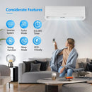 11000 BTU Mini Split Air Conditioner & Heater 17 SEER2 230V Inverter Ductless Wall AC Unit for Rooms up to 700 Sq. Ft