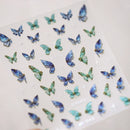 1 pc 5D Embroidery Bee Nail Art Sticker Embossed Butterfly Insect Nail Sticker High Quality Nail Art Design Decoration Sticker