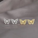 Stainless Steel Earrings 2022 Trend Mini Delicate Delicate Butterfly Charms Fashion Stud Earrings For Women Jewelry Party Gifts