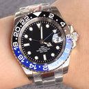 Gold Tow Tone NH34A GMT Movement Diving Watch for Men Automatic Watches Mechanical Swim Jubilee Bracelet 200m Waterproof Date