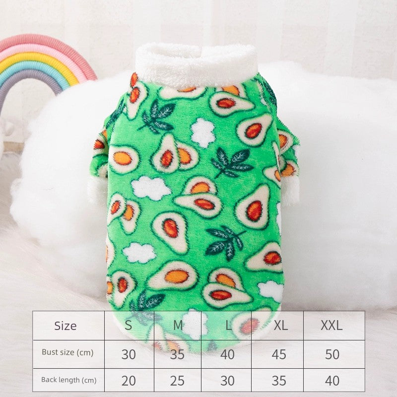 Dog Cat Clothes 2024 New Arrival Anti-Lint Teddy British Shorthair Blue Cat Kitten Small Puppies Warm Autumn and Winter Clothes