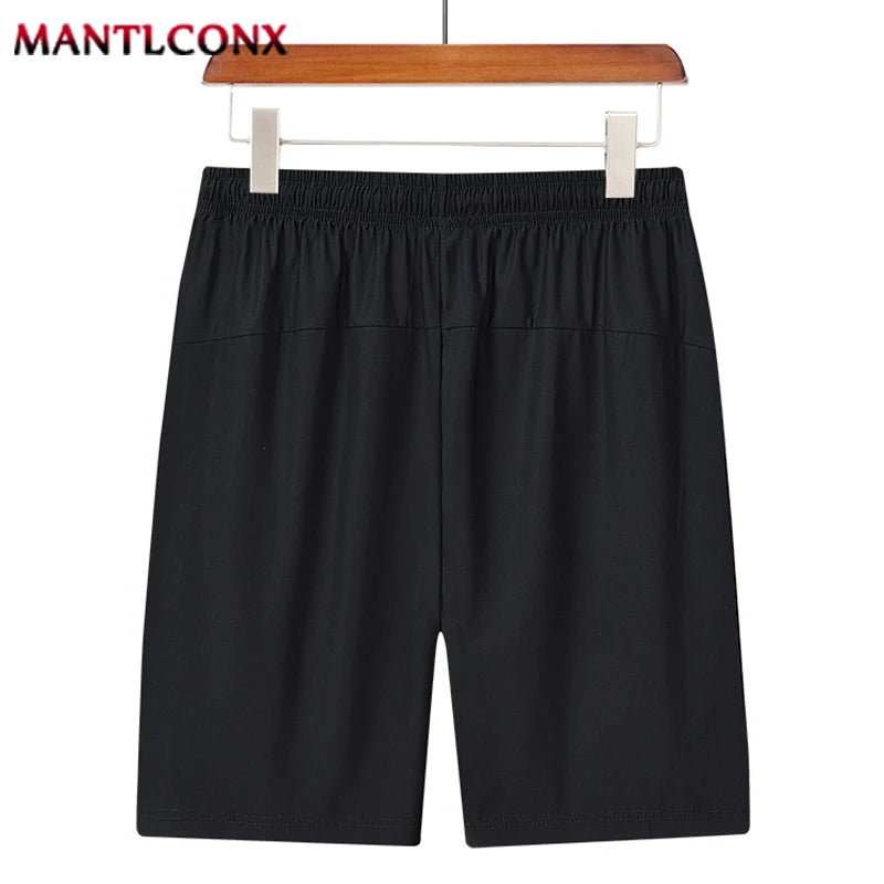 2024 New Summer Men's Shorts Quick Dry Gym Fitness Training Running Sports Shorts Men Elastic Workout Short Pants with Pockets