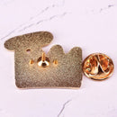 Charles the First Crown Enamel Pin Cute Cartoon Metal Badge Brooch Backpack Hat Decoration