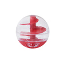 Cat Treat Dispensing Ball Toy Adjustable Leakage Food Feeding Ball Slow Feeder Puzzle Ball Interactive Pet Toys for Training