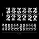 120/40/1pc Solid Glass Color Nail Art Display Board Tips Card Manicure Tools UV Gel Polish Palette Color Chart Nails Practicing