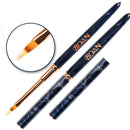 1pcs Marbled Nail Brush Gel Brush For Manicure Acrylic UV Gel Extension Pen Nail Polish Painting Drawing Brush Liner Nail Brush