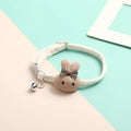Cute knitting Flower Bell Collar Adjustable Cat Necklace Pet Collar Traction Safety Buckle Necklace Small Dog Dog Supplies
