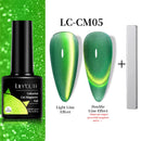 LILYCUTE 7ML 9D Cat Magnetic Gel Polish Set Semi Permanent Soak Off UV LED Glitter Nails Magnet Stick Black Gel Needed