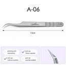 NATUHANA Anti-static Straight Eyelash Extension Tweezers Industrial Precision Curved Straight Lash Eyebrow Tweezers Makeup Tools