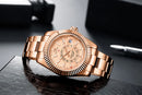 Automatic Watch for Men Mechanical Movement Stainless Steel Rose Gold Blue Luxury Sky 40mm Reloj Hombre Baratos