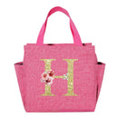 A~N Letter Printed Nylon Lunch Bag With Zipper Waterproof Insulation Bag Ice Bag Suitable For Men & Women's Work Picnic Travel