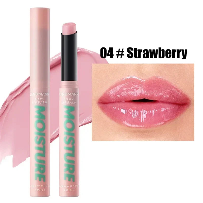 Moisturizing Fruit Lip Balm Long Lasting Nourishes Color Changing Lipstick Blueberries Strawberry Lip Gloss Reduce Lip Line