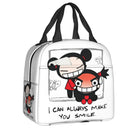 Cartoon Anime Pucca Lunch Bag Women Cooler Warm Thermal Insulated Lunch Box for Work School Office Picnic Food Tote Bags