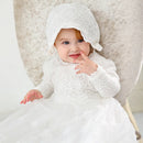 European and American Extended Baptismal Extra Christening Gown Baby Party Dress Baby Girl Dress Vestidos Para Navidad De Bebes