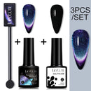 LILYCUTE 7ML 9D Cat Magnetic Gel Polish Set Semi Permanent Soak Off UV LED Glitter Nails Magnet Stick Black Gel Needed