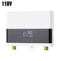 110V 220V Instant Water Heater Bathroom Kitchen Wall Mounted Electric Water Heater LCD Temperature Display with Remote Control