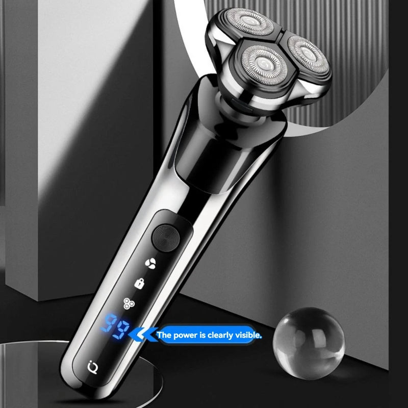 Xiaomi 3-in-1 Double Head 5000 Digital Display Head Electric Shaver Washable Rechargeable Brushless Men's Fast Charge Razor ﻿