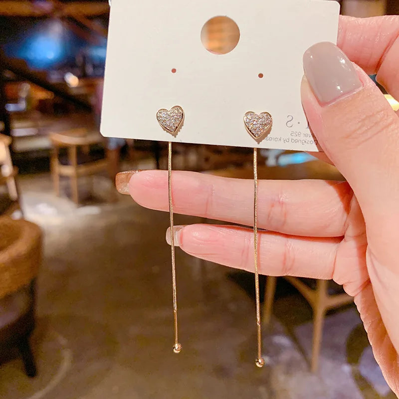 Luxury Fashion Exaggerated Zircon Maple Leaf Flower Stud Earrings for Women Personality Statement Jewelry Gift pendientes mujer