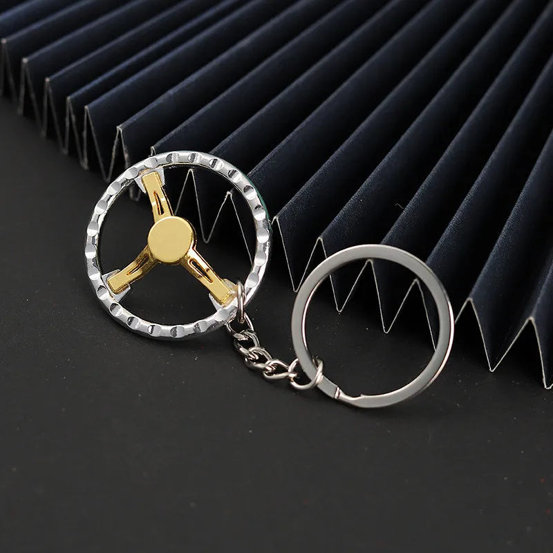 Llavero con forma de cabeza de engranaje para caja de cambios de coche, palanca de transmisión manual, llavero de metal, colgante de metal para reacondicionamiento de coche, llavero creativo 2022