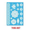 1PC Hanna Lace Tattoo Sticker White Silk Printing Waterproof Disposable Tattoo for Arm Sexy Bracelet