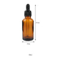 6-24 Pack Eye Dropper bottle, 30ml Amber Glass Bottles, with Glass Eye Droppers for Essential Oils