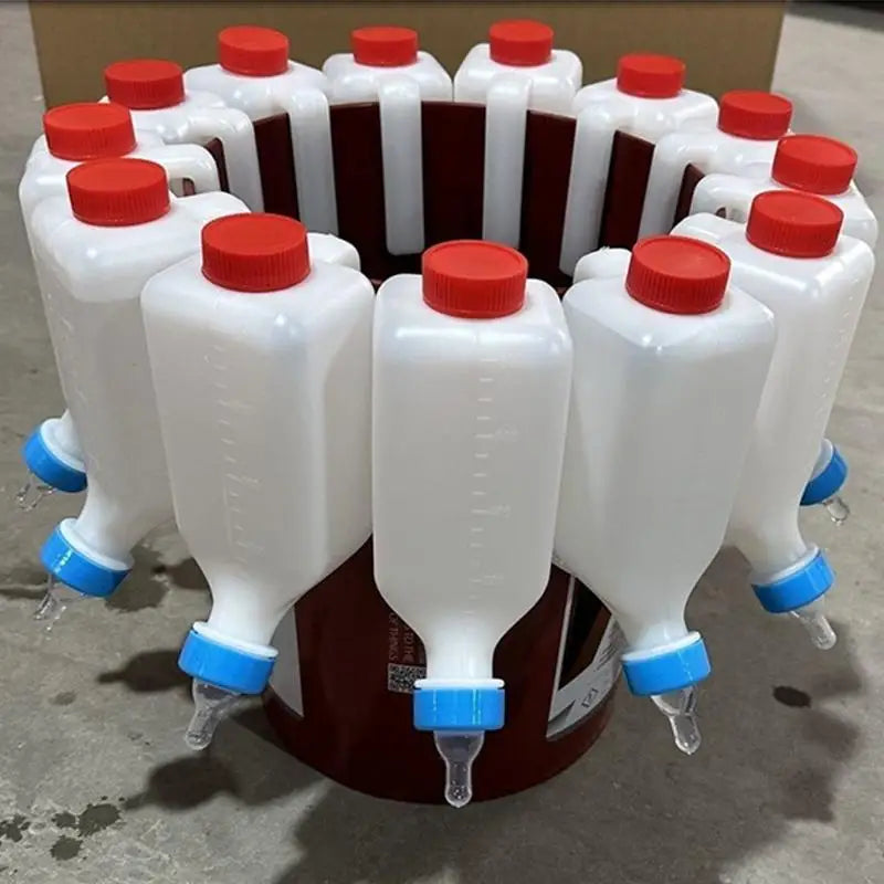 Feeding Bottle For Lambs Small Animal Milk Feeder Hangable Goat Bottle Lamb Nursing Bottles Soft Nipple Drink Bottle supplies