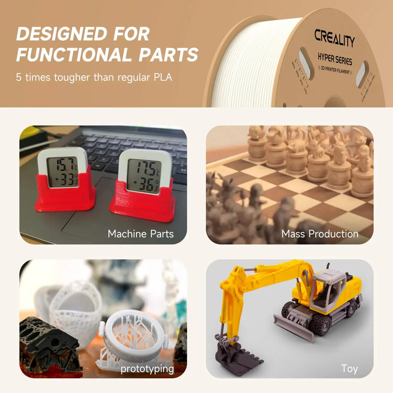 Creality Hyper PLA Filament 1.75mm High Speed PLA 3D Printer Filament PLA High Precision for K1C、K1 Max Ender 3V3 SE 3D Printers