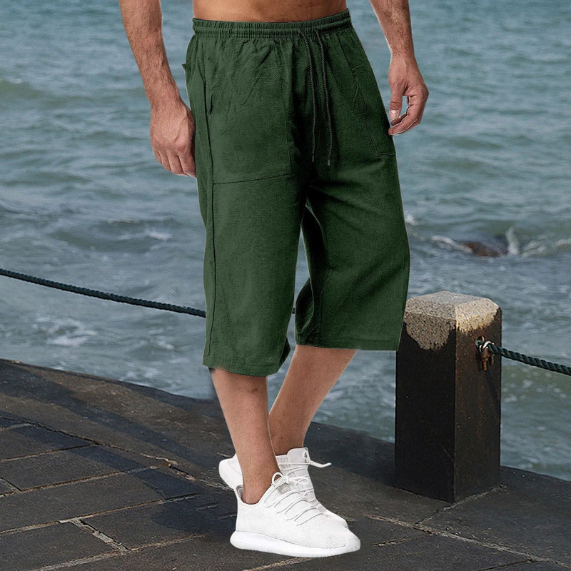 Men'S Casual Shorts Sports Beach Shorts Summer Five Quarter Trousers For Man Holiday Leisure Pant Fashion Slacks Ropa Hombre