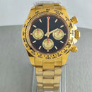 Luxury 39.3mm quartz Chronograph Business Watch Men's VK63 Sport Sapphire Glass Meteorite dial Ceramic bezel vk63 watch