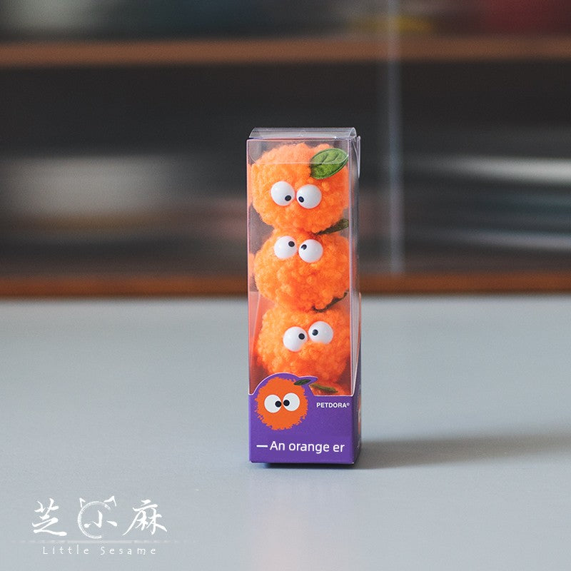 Zhi Xiaoma Specializes in a Cute Pompons Toy Cute Funny Cat Self-Hi Playing Boring Mute Cat Toy