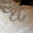 New Fashion Geometry Earrings  Earrings for Women Golden Zircon Dangle Earrings Valentines Day Anniversary Birthday Jewelry Gift