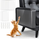 8 Pack Cat Furniture Scratch Guards Couch Protector Anti-Scratch Deterrent Pad Tape with Pins Clear