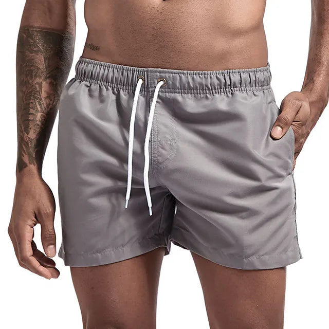 Men's Quick Dry Board Shorts Swim Trunks Bathing Suit Breathable Drawstring With Pockets for Surfing Beach Cusual Summer